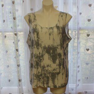 #575A Chico's White & Silver Dress Tank Top Size 3 (16)